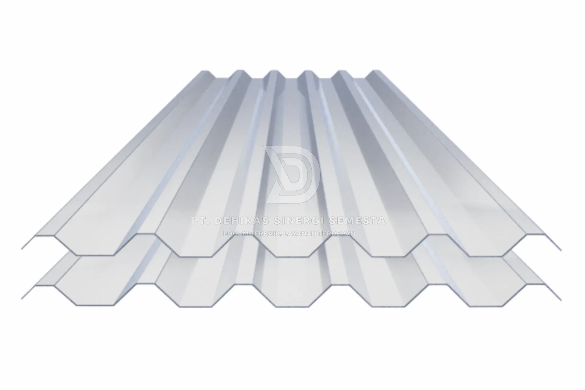Atap uPVC Transparan Single Layer