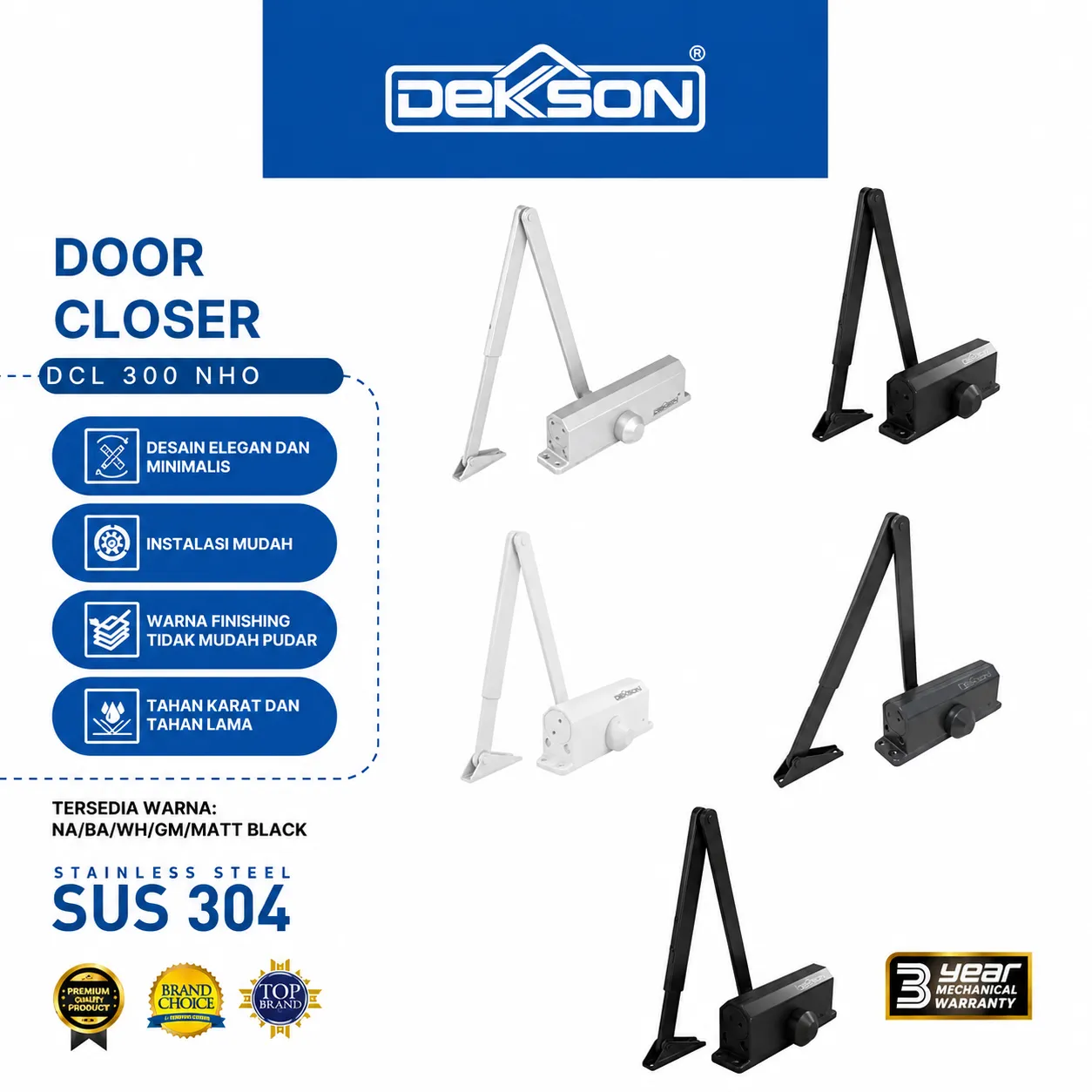 Door Closer DEKKSON BR (COKLAT)